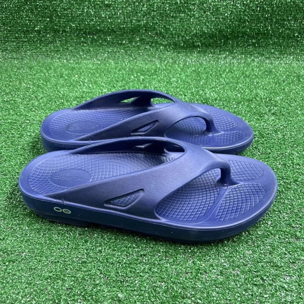 OOFOS Original‎ Blue Recovery Slide Thong Casual Comfort Sandals Size M9 W11